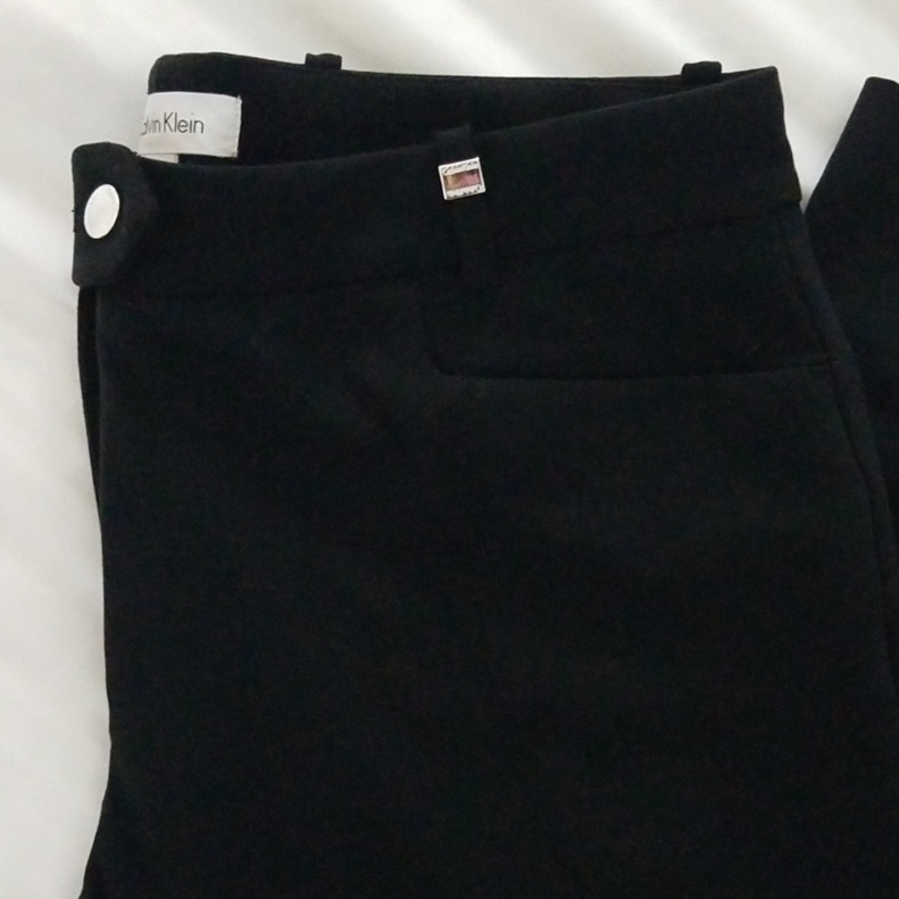 CALVIN KLEIN SIZE 6 BLACK DRESS PANTS - Picture 2 of 5